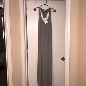 Light grey Fabletics Causal Maxi Dress